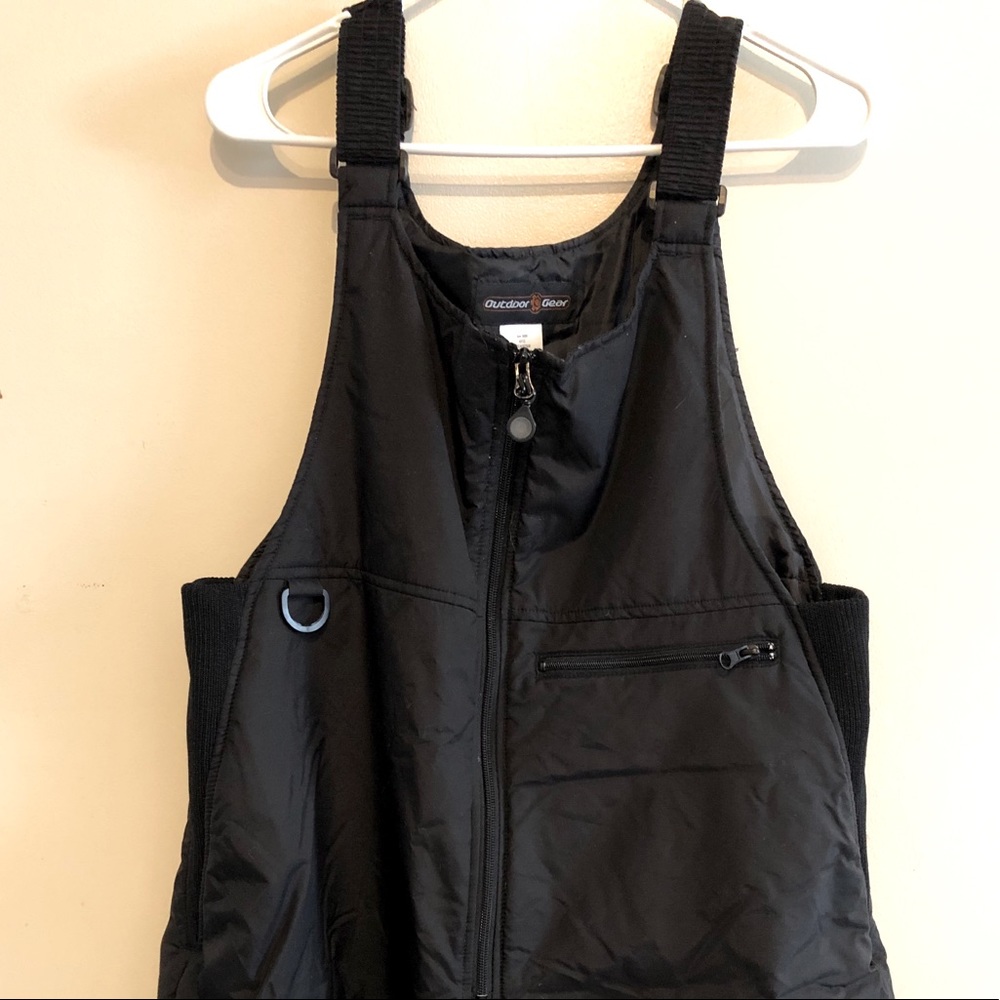 Snow Pants Women’s Size Large, Black; Bib style